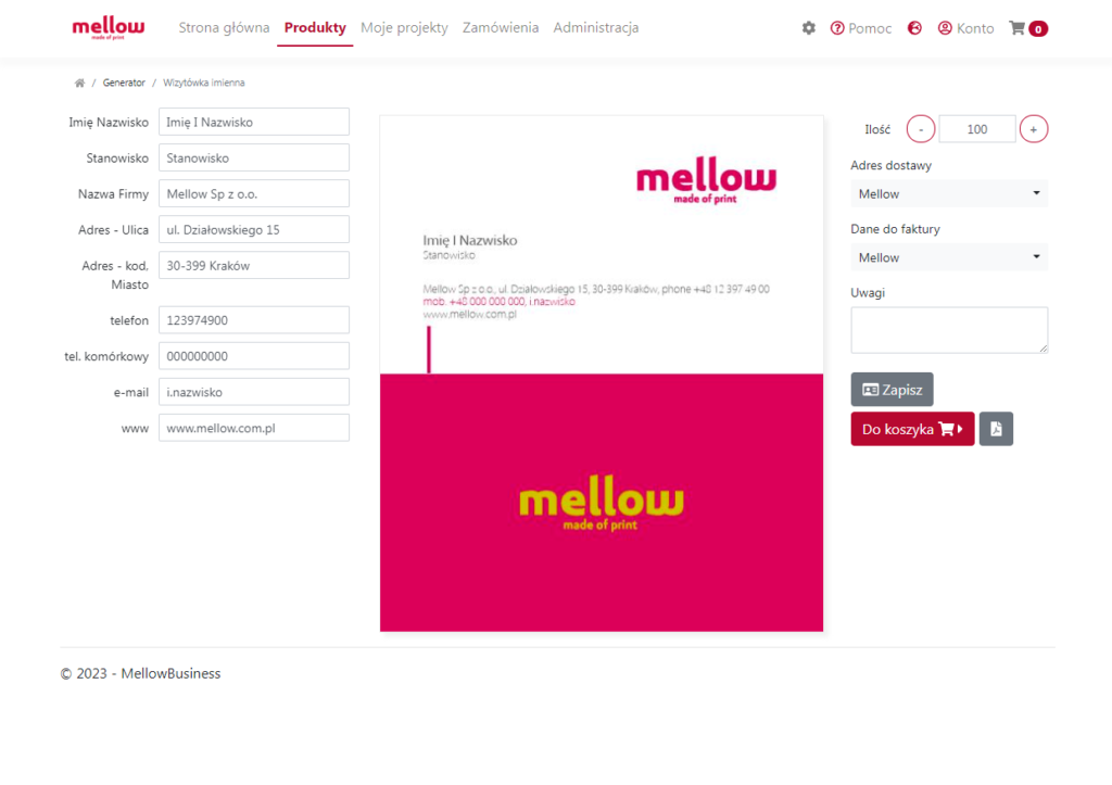 MellowBusiness – platforma B2B